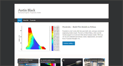 Desktop Screenshot of justinablack.com